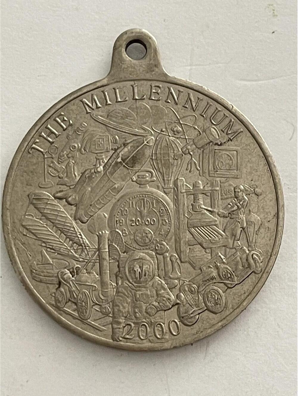 The Millennium 2000 Medal Pendant